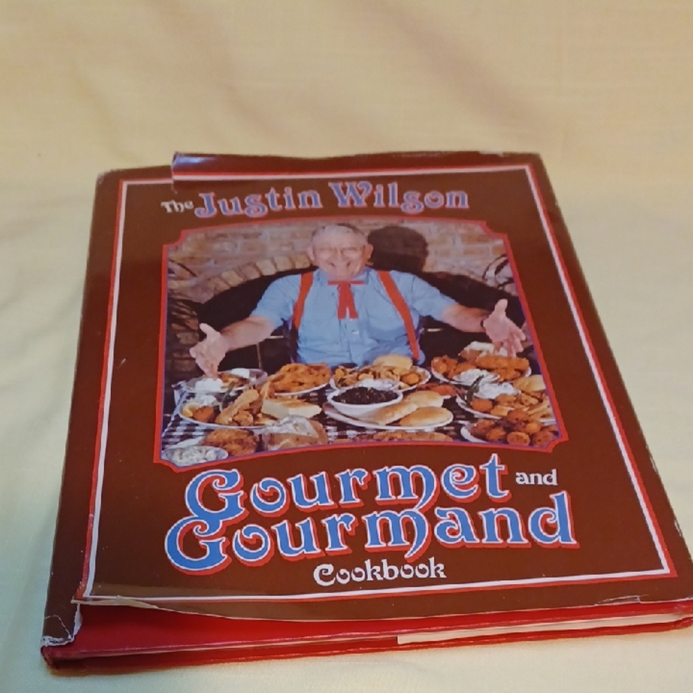 Vintage Justin Wilson Gourmet And Gourmand Hardback Cookbook